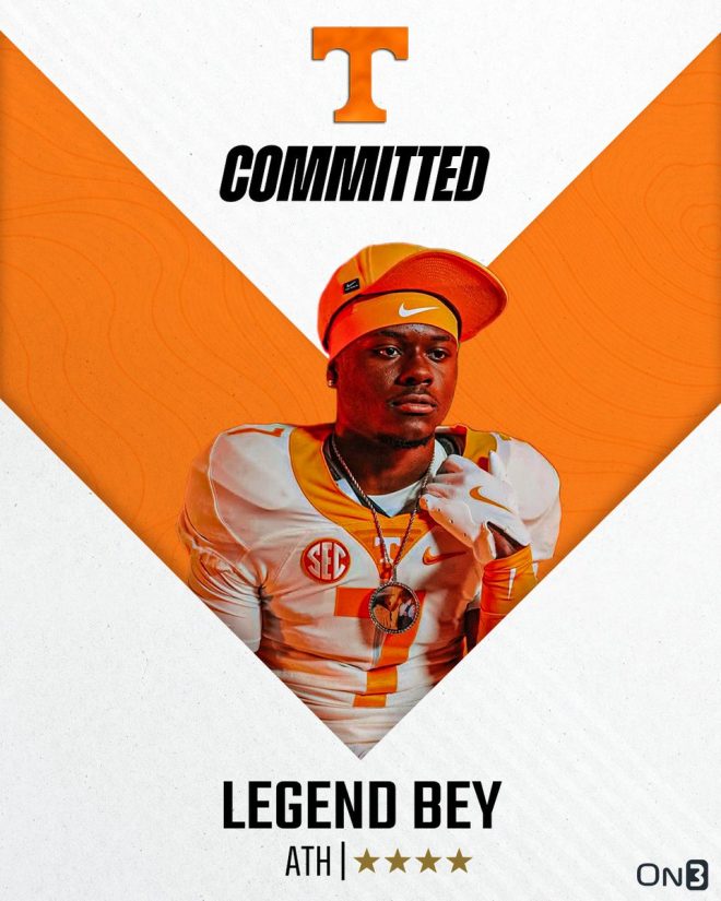 🚨BREAKING: 4-Star ATH Legend Bey Shocks Fans, Chooses Tennessee!🍊 — 4-star athlete commitment, Tennessee football recruiting 2025, Legend Bey announcement