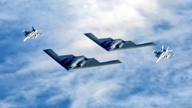 BREAKING: B-2 Bombers Headed for Guam with Heavy Payload! — military aircraft deployment, Guam military operations