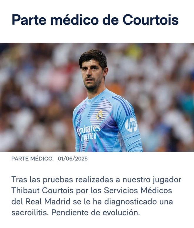 BREAKING: Courtois' Shocking Injury - What Does Sacroiliitis Mean? — Thibaut Courtois injury news, sacroiliitis football players, goalkeeper injury updates 2025