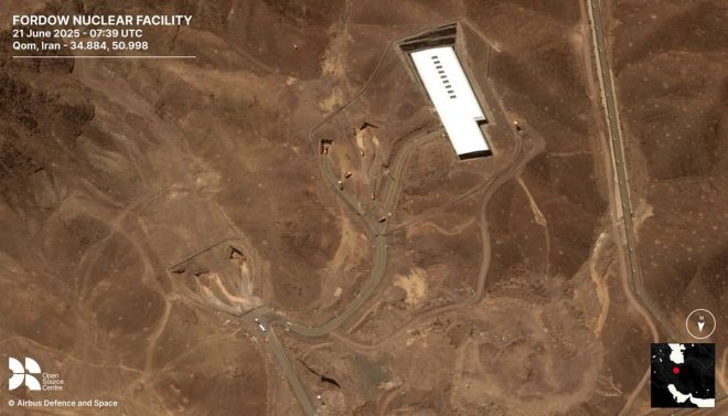 ⚡️BREAKING: Iran's Preemptive Cover-Up at Fordow Revealed Before Attack - What Did They Know? —
Earth-filled tunnels at Fordow
Preemptive Iranian strike preparations
Satellite evidence reveals Iranian preparations