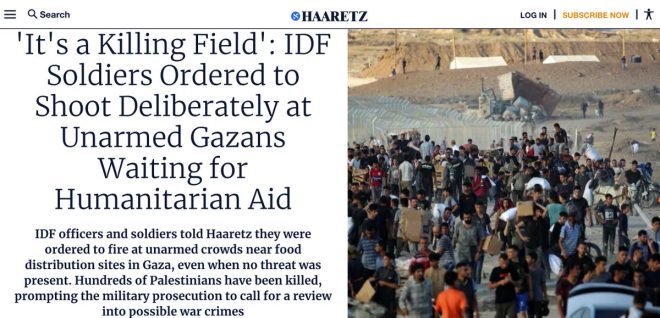 BREAKING: Israeli Soldiers Ordered to Target Starving Civilians — Israeli military orders Gaza, unarmed civilians Gaza conflict, Haaretz report Israeli soldiers