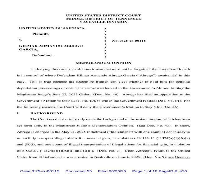 BREAKING NEWS: U.S. Judge Orders Release of Accused Criminal Facing Deportation to El Salvador π¨π₯ β Immigration court ruling, Deportation order, Immigration case update
