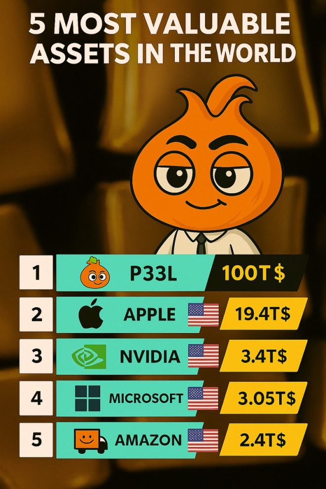 BREAKING: P33L Surpasses Gold as World's Top Asset! — P33L cryptocurrency surge, world's top digital asset 2025, P33L market dominance