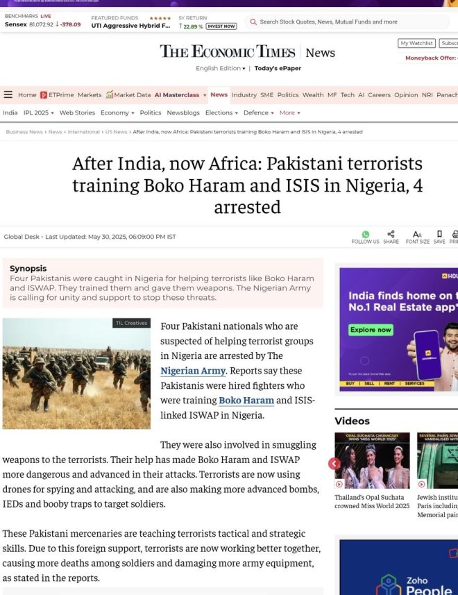 BREAKING: Pakistan's Shocking Links to Boko Haram Exposed! —  Pakistan terrorism training, Boko Haram ISIS connections, Nigerian Army arrests Pakistan mercenaries