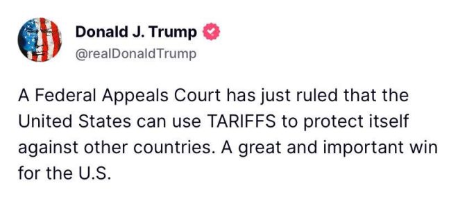 🚨BREAKING: President Trump wins court battle to unleash tariffs on foreign nations - trade war imminent? —  US trade tariffs, Federal appeals court ruling