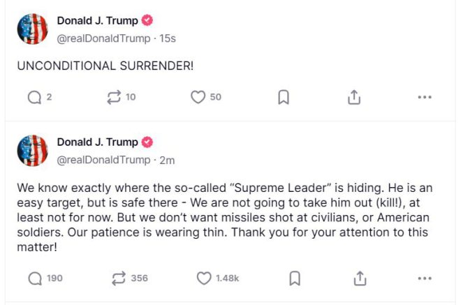 BREAKING: Trump Demands Iran's Unconditional Surrender! — Trump Iran Policy 2025, US Iran Relations Update, Middle East Tensions News
