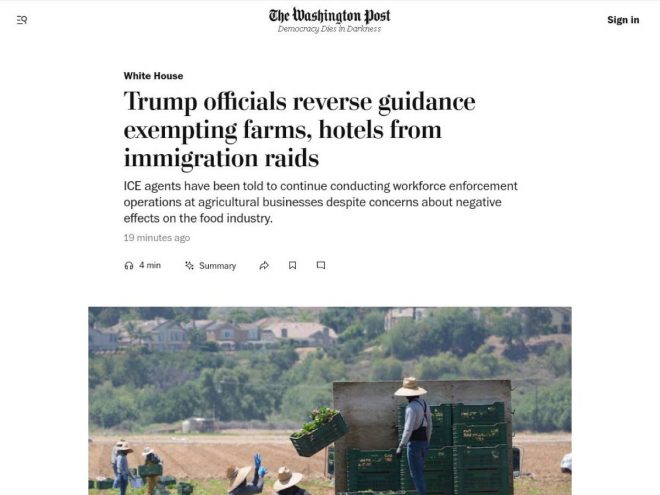 BREAKING: Trump Reverses Stance on Immigration Raids! — Trump immigration policy updates, Trump hotel exemption news, Trump farm immigration decisions