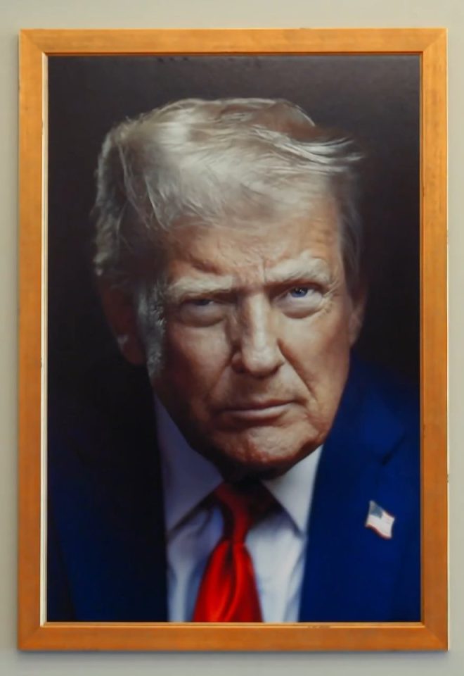 BREAKING: Trump's New Presidential Portrait Sparks Outrage! —  presidential portrait unveiling 2025, Donald Trump artwork release, official White House portraits