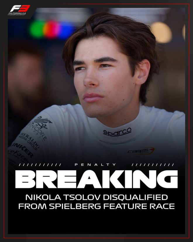 🚨 BREAKING: Tsolov's Disqualification Shakes F3 Championship! — F3 disqualification news, Spielberg Feature Race results, Austrian GP 2025 updates
