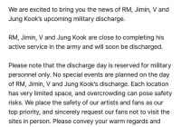 BTS's RM, Jimin, V, and Jung Kook: Military Discharge Secrets! —   BTS Military Service Update ,  K-pop Idol Discharge News ,  BTS Members Return 2025