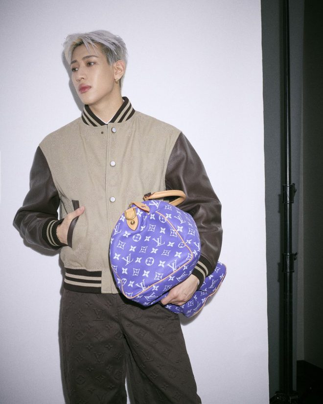 "BamBam Sparks Controversy with Louis Vuitton Ensemble for Paris Show!" — Louis Vuitton fashion show, BamBam Louis Vuitton, Paris fashion week
Luxury menswear, Louis Vuitton ambassador, Celebrity fashion
High-end designer, LV Pure Round sunglasses, Fashion influencer