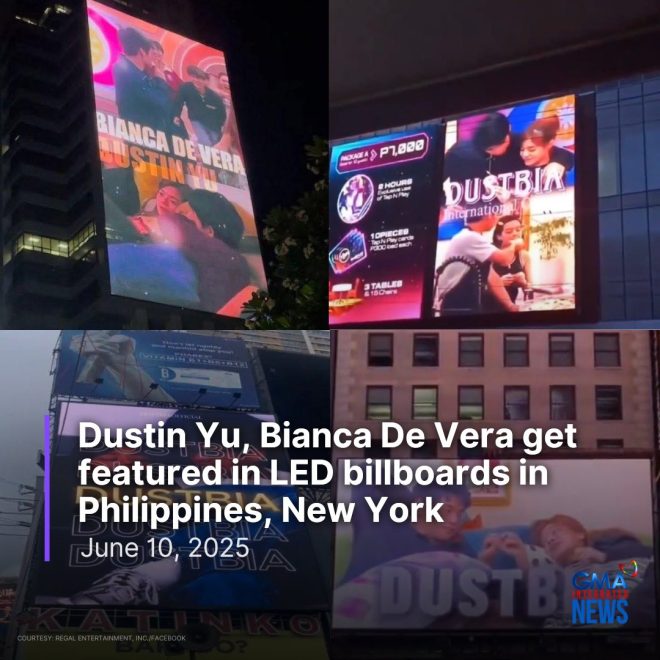 Billboard Sensation: Dustin Yu & Bianca De Vera Spark Debate! — LED billboard features, celebrity billboard appearances, digital advertising campaigns