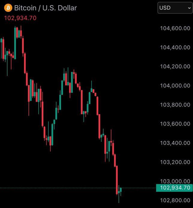 Bitcoin Crashes Below $103K: Is Global Tension to Blame? — Bitcoin market crash, cryptocurrency sell-off news, global economic tensions 2025