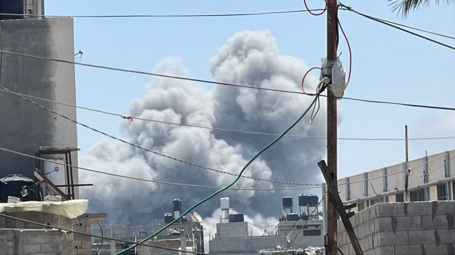 Breaking: Airstrike Hits Khan Younis—What’s the Real Story? —  Israeli airstrike news, Khan Younis conflict update, Abu Hatab Street bombing 2025
