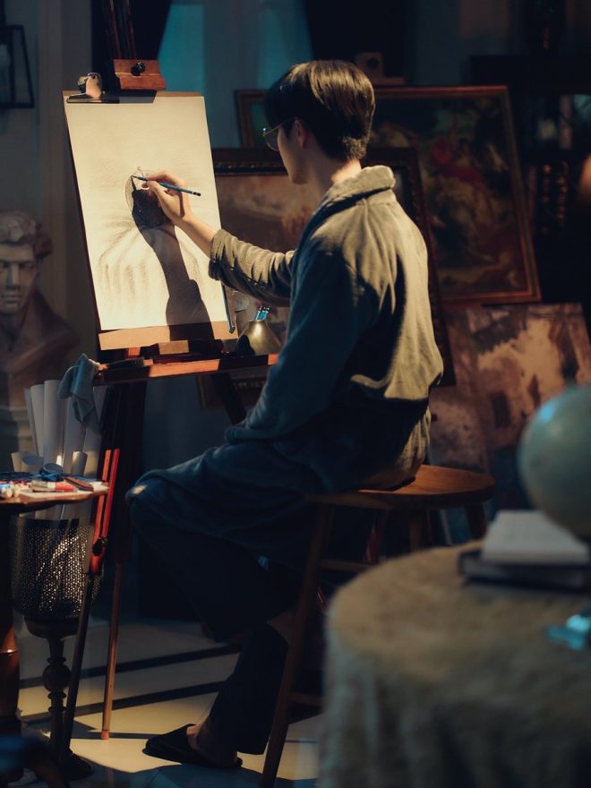 Breaking: Is Charan's Art a Gateway to Unseen Emotions? —  Lose yourself in art, Emotional connection through visuals, Captivating imagery experience