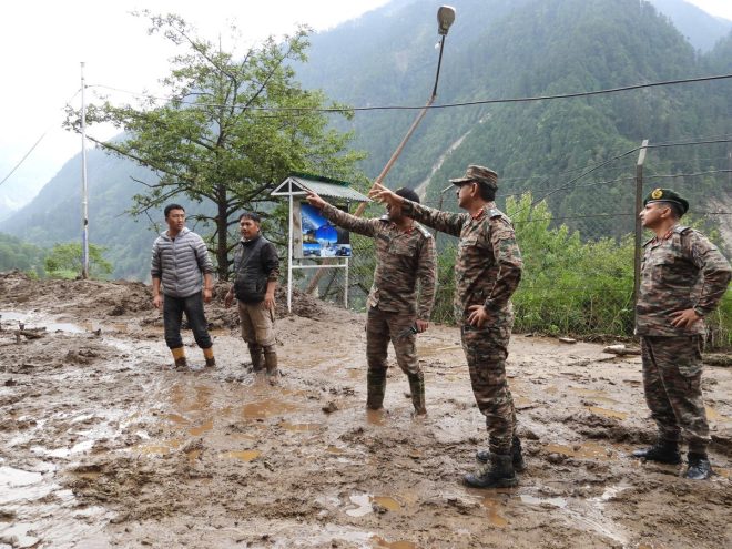 Brigadier Defies Convention, Stands in Sludge for 40 Hours! — Brigadier rescue operations Sikkim, landslide response efforts 2025, emergency management leadership