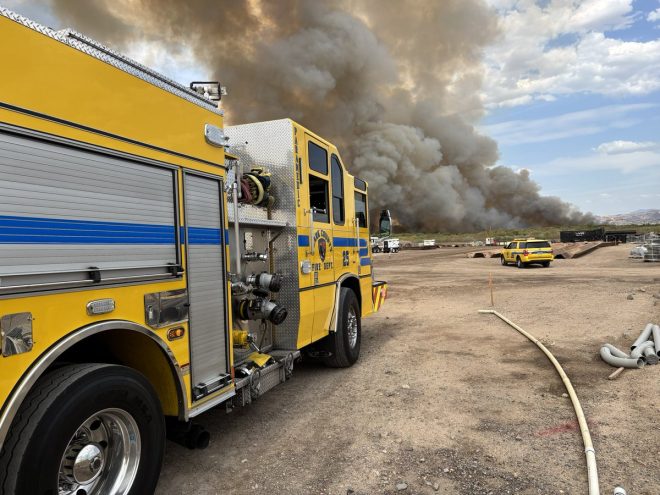 Brush Fire Erupts at Clark County Wetlands: What’s Next? — brush fire response, desert wildfire management, Clark County emergency services