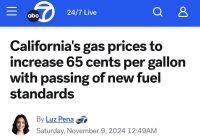 California Gas Prices Soar: Will $8 a Gallon Be Next? —  California gas prices surge, California fuel costs 2025, California energy policies impact gas prices