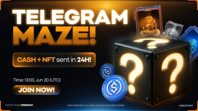 "Can you conquer the #Unich maze sprint and win big prizes? Join the race now!" —
Maze drawing competition
Cryptocurrency prizes
Online maze challenge
