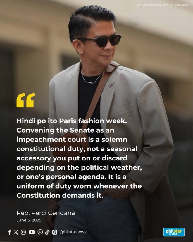 Cendaña Slams Escudero: Fashion Week vs. Impeachment Delay! —  Cendaña Escudero impeachment controversy, Philippine Senate delays 2025, Akbayan representative criticism