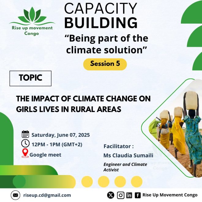 Climate Crisis: Girls' Futures at Risk!
Join Ms. Claudia Sumaili This Saturday! — Climate resilience strategies, food security challenges 2025, impact of climate change on women's health