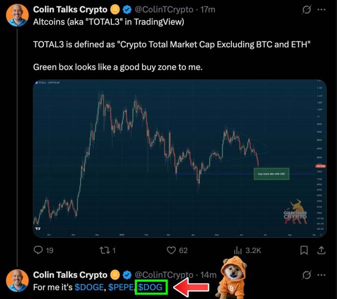 Colin T. Crypto Calls $DOG a "Must-Buy" - Risky Move? — cryptocurrency investment tips, Bitcoin price prediction 2025, altcoin buying strategies