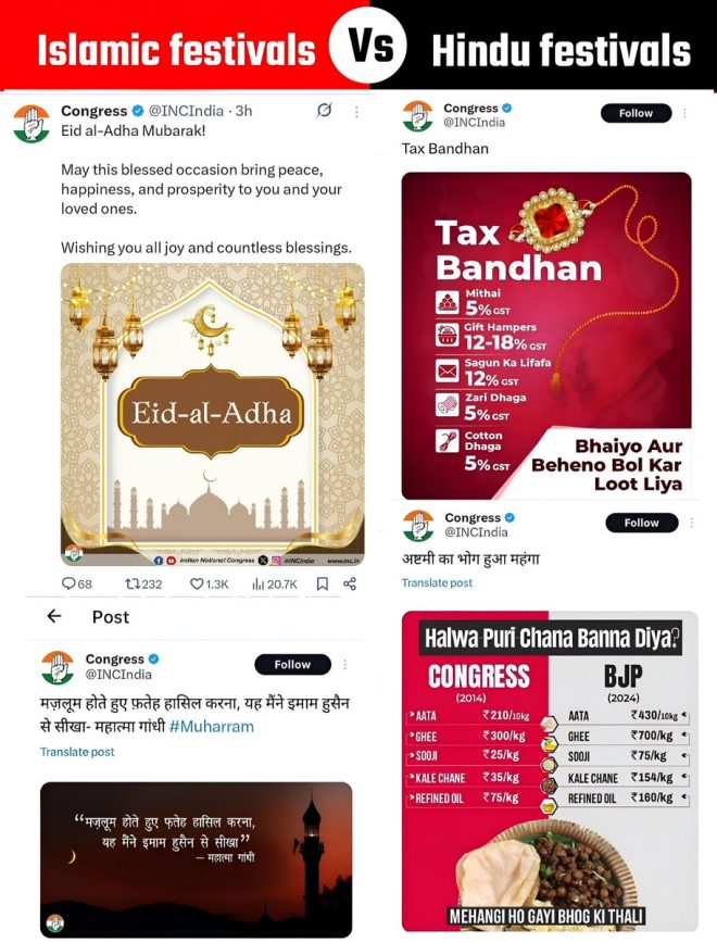 Congress' Controversial Wishes: Celebrations or Propaganda? — Eid Mubarak celebration 2025, Bakrid festive joy 2025, Christmas spirit 2025