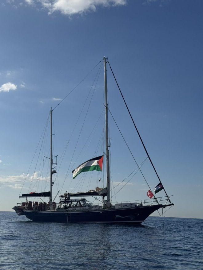 Controversial Freedom Flotilla Arrives in Gaza Waters! —  EU humanitarian aid Gaza, Freedom Flotilla Coalition news, Palestinian territorial waters update
