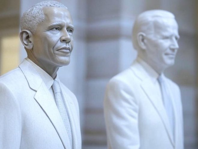 "Controversy Erupts as Democrats Push for Obama and Biden Statue in White House - Is This Necessary?" — Barack Obama legacy tribute, Joe Biden historical honor, White House statue proposal