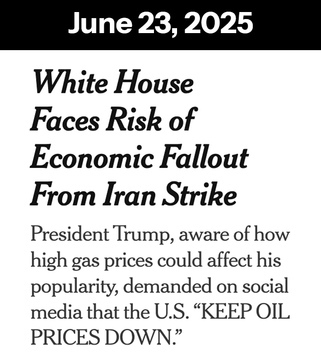 Could Iran Strike Trigger Economic Chaos? — economic impact of military conflict, low fuel costs summer 2025