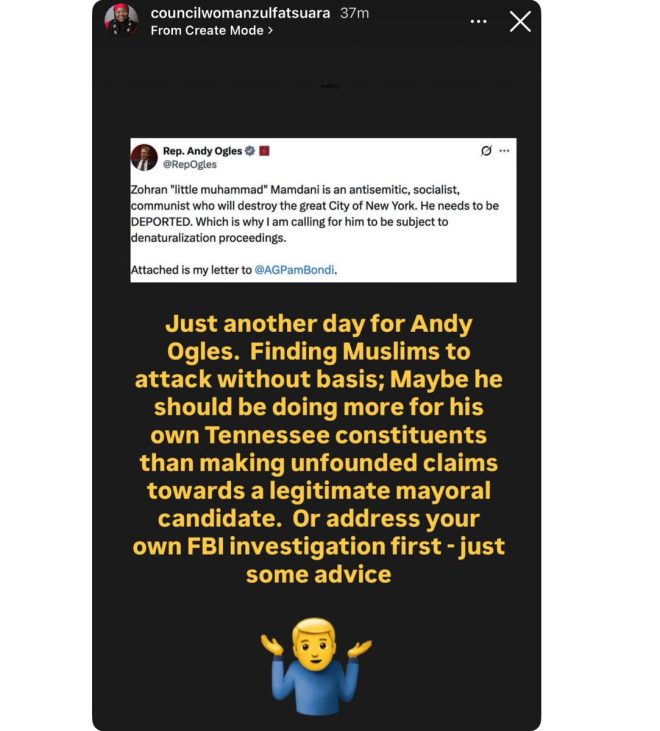 Councilwoman Slams Ogles: "Fix Your FBI Issues First!" 👀🔥 — Nashville politics 2025, Muslim representation in government, racial tensions in Tennessee