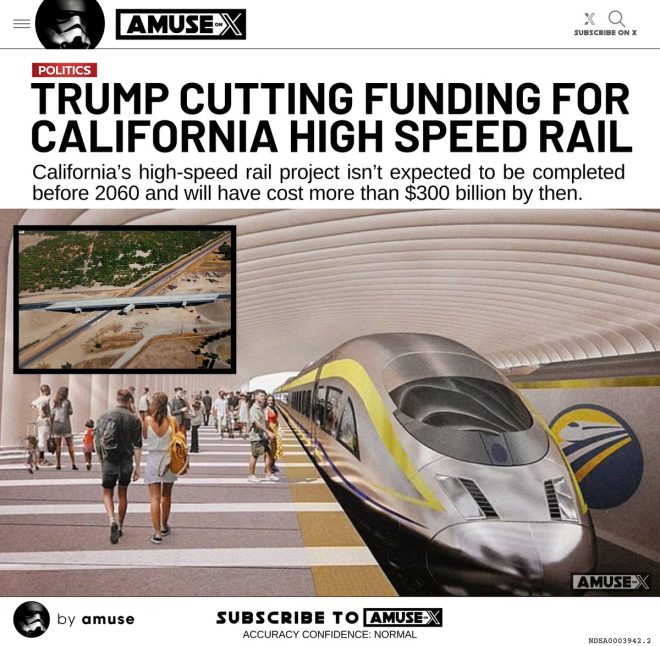 DOGE Surges as Trump Cuts California Rail Funding—Why? — high-speed rail funding, California transportation projects, Trump Democrats funding debate