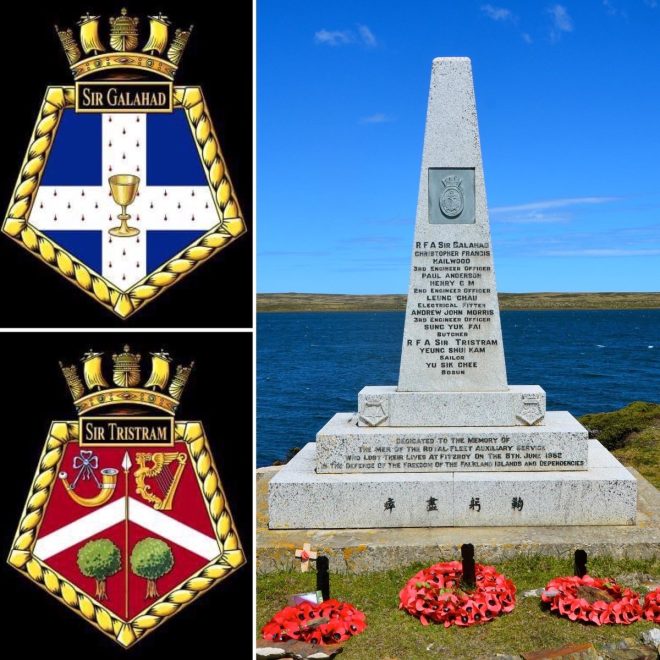 Death Haunts RFA: SIR GALAHD & SIR TRISTRAM Attacked, Lives Lost