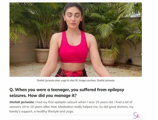 Death of Actor Shefali Jariwala at 42: Epilepsy's Possible Role