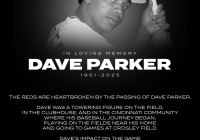 Death of Baseball Legend Dave Parker Leaves Reds Heartbroken