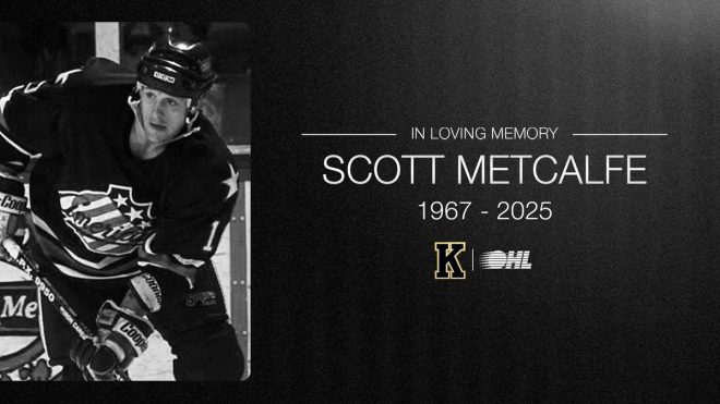 Death of Beloved Alumni Scott Metcalfe Shocks Kingston Frontenacs