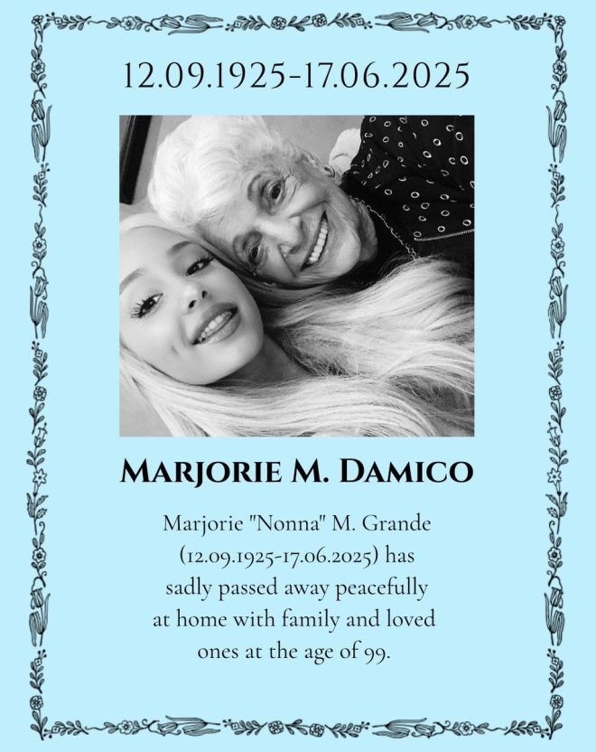 Death of Beloved Nonna Marjorie M. Damico at 99