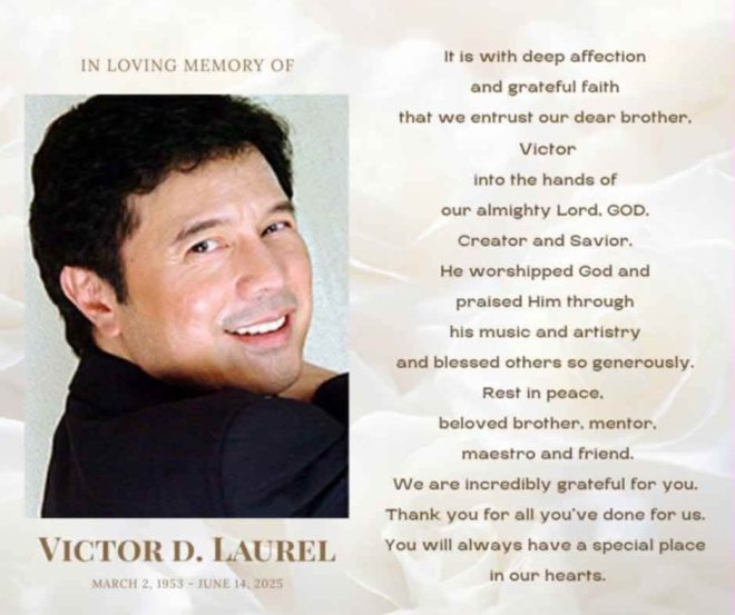 Death of Beloved Theater Colleague Cocoy Laurel Shocks Us All