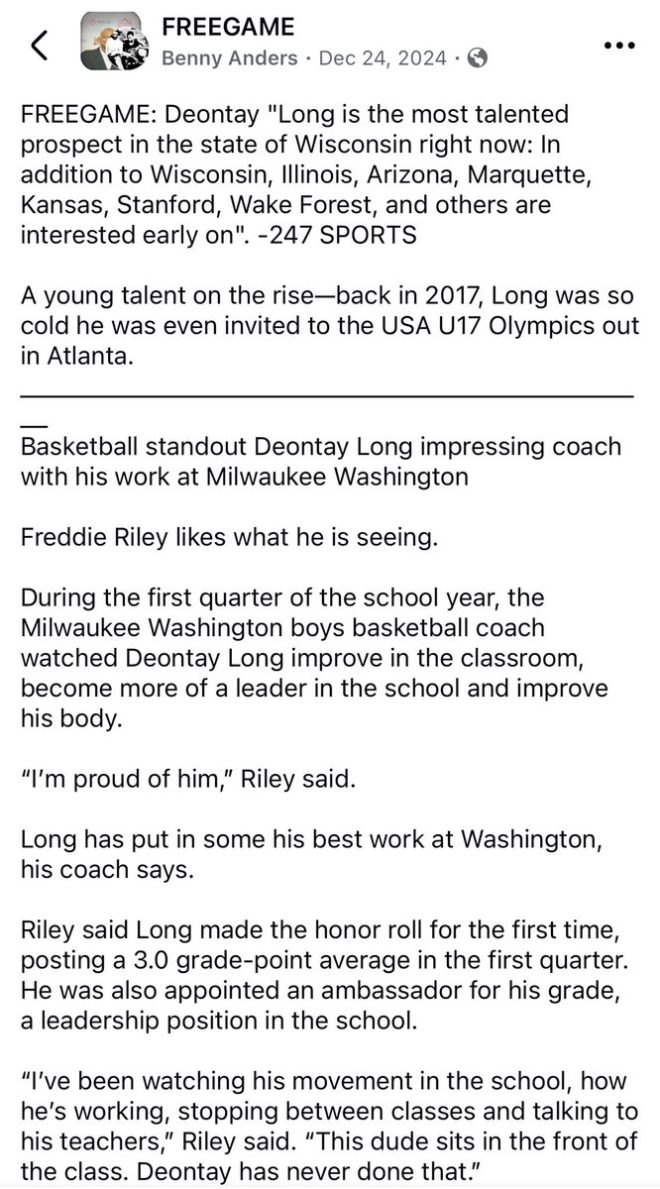 Death of Deontay Long: A Lost Talent to the Streets