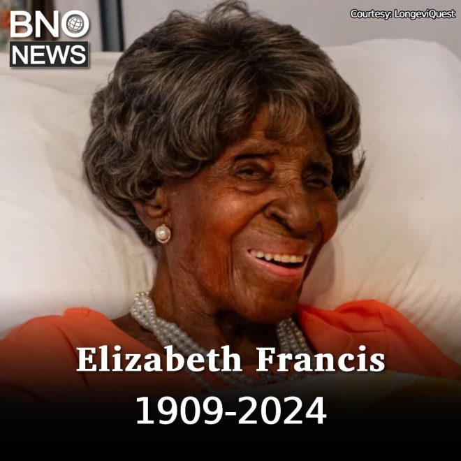 Death of Elizabeth Francis, Oldest U.S. Resident at Age 115