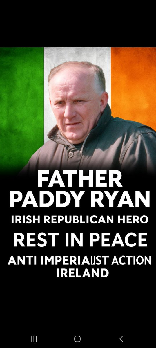 Death of Father Paddy Ryan, Tipperary Republican Legend