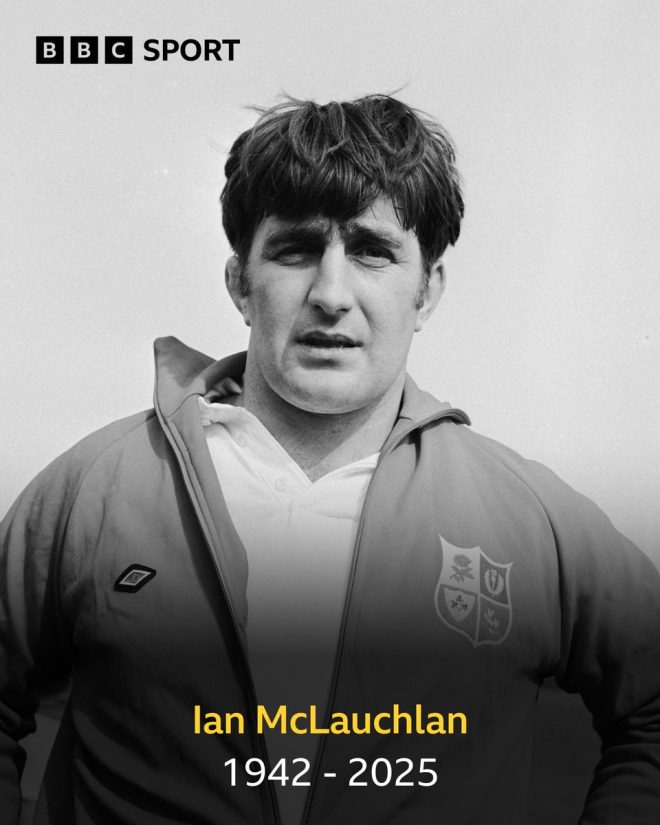 Death of Former British and Irish Lions Star Ian McLauchlan, 83
