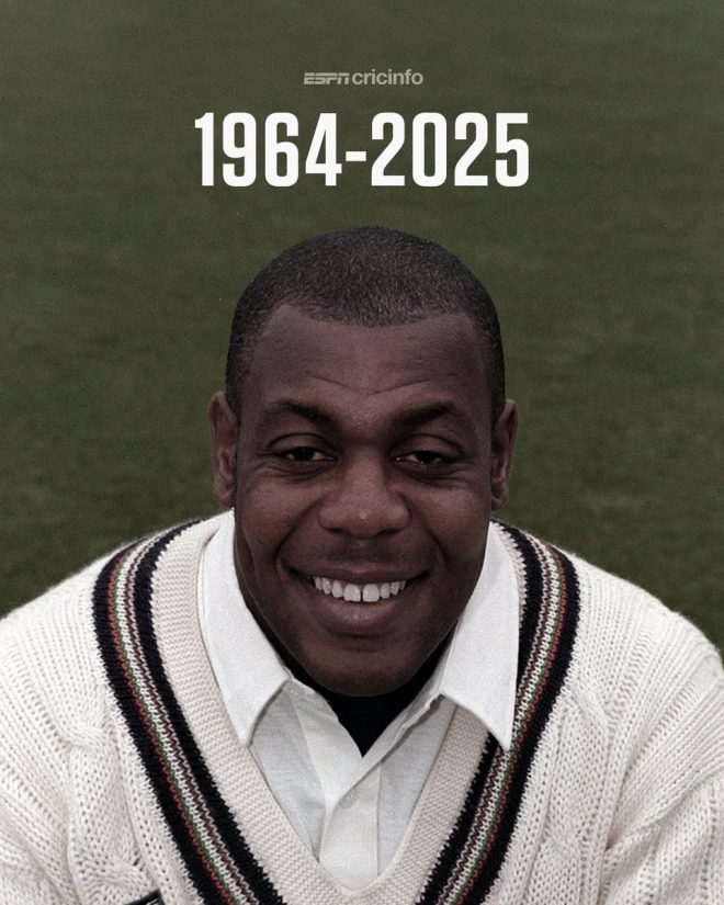 Death of Former England Bowler David 'Syd' Lawrence at 61
Rest in peace, Syd.