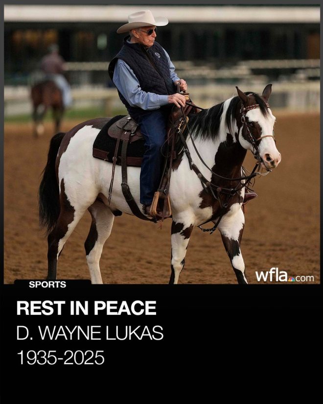 Death of Hall of Fame Trainer D. Wayne Lukas at Age 89 🕊️