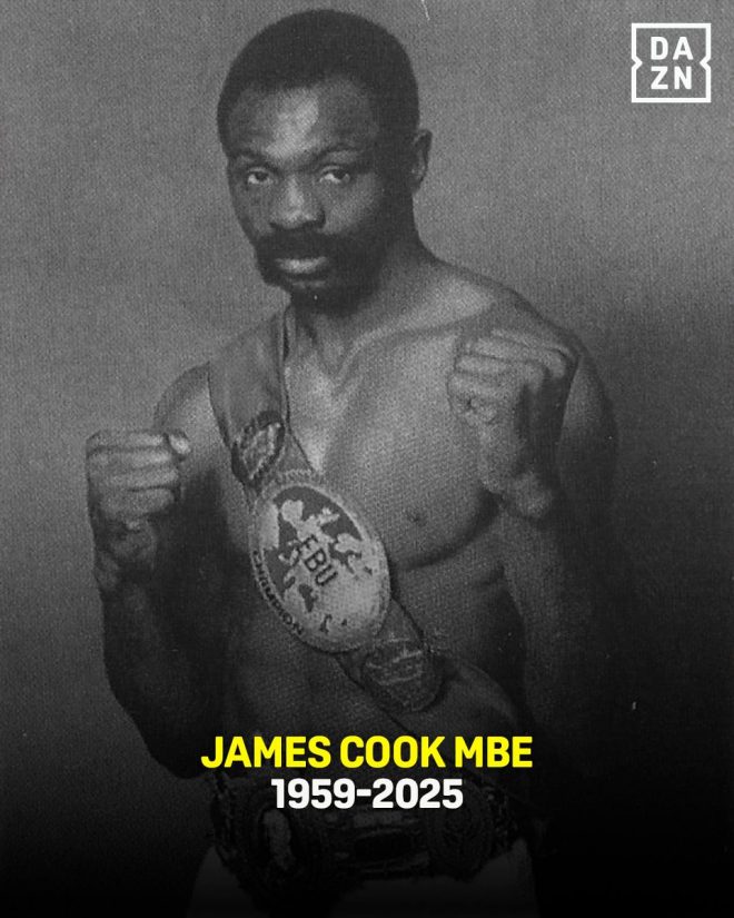 Death of James Cook MBE: A Champion Remembered