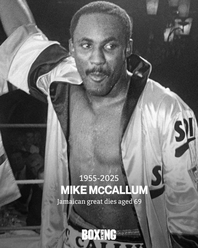 Death of Legendary Champion Mike McCallum Leaves Fans Heartbroken
