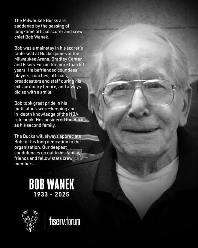 Death of Long-Time Official Scorer Bob Wanek Saddens Us