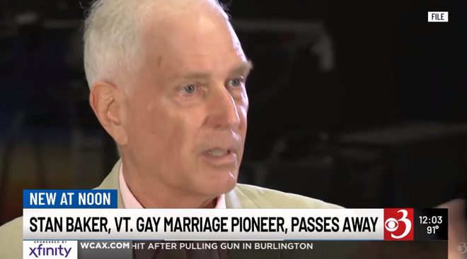 Death of Marriage Equality Pioneer Stan Baker at Age 79
