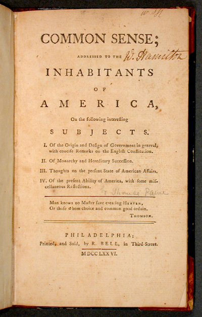 Death of Revolutionary Leader Thomas Paine at Age 72