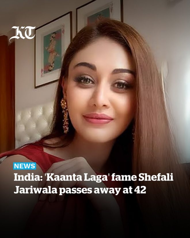 Death of Shefali Jariwala, Iconic Star of 'Kaanta Laga', 42